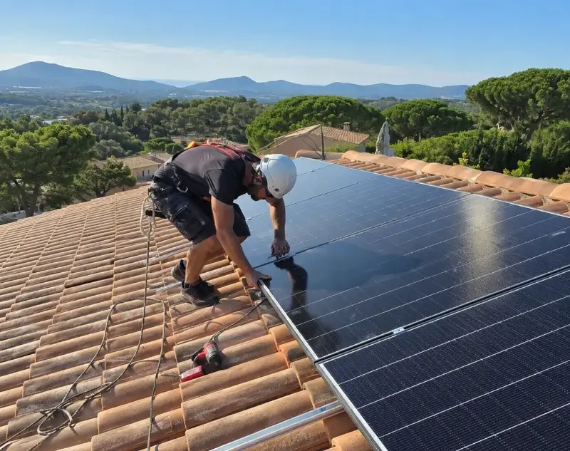 Installateur panneaux solaires Robiac-Rochessadoule — pose photovoltaïque sur toiture
