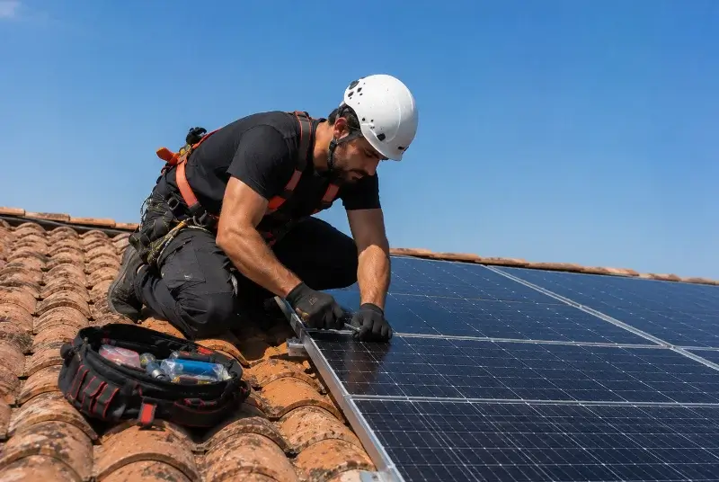 Maintenance et monitoring de panneaux solaires à Robiac-Rochessadoule