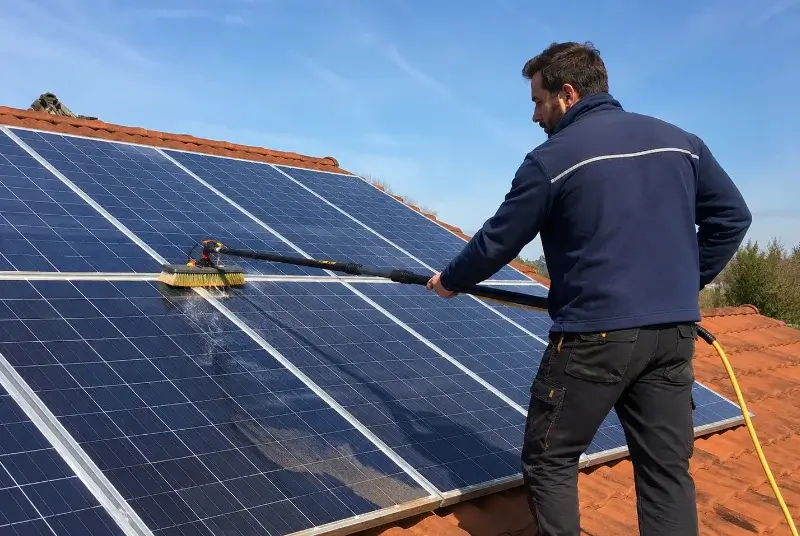 Nettoyage et entretien de panneaux solaires à Robiac-Rochessadoule